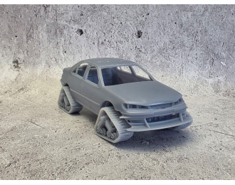 Сборная модель PEUGEOT 406 SNOW (из. к/ф "Такси 3")