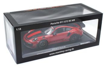 PORSCHE 911 (991.2) GT2 RS MR Manthey-Racing Record lap Nordschleife Nürburgring 6:40,33 min / 25.10.2018 Lars Kern (2018), red