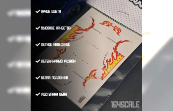 Декаль Need for Speed Most Wanted "Baron Porsche Cayman"