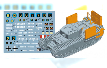 Сборная модель Британский пехотный танк Черчилль Mk.III (Битва за Дьеп)