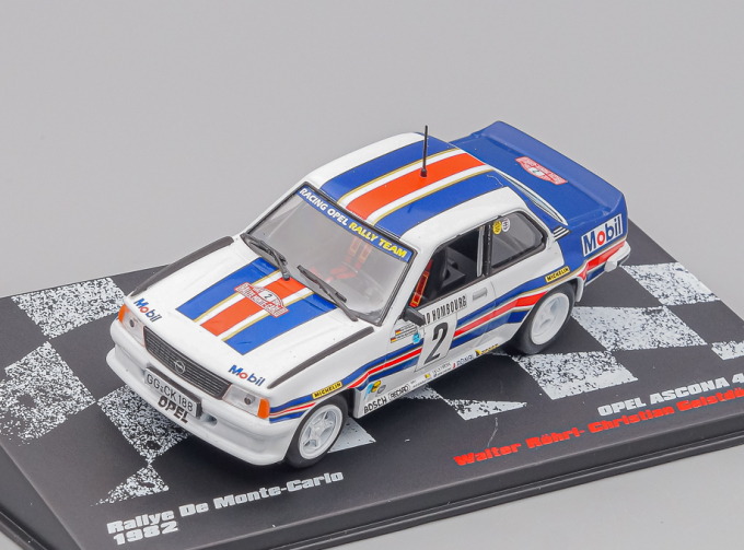 (Уценка!) OPEL ASCONA 400 Rothmans "W.Röhrl - C.Geistdörfer Rallye Monte Carlo" 1982 из серии RALLY CARS 45