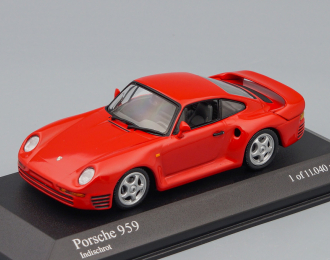 PORSCHE 959 1987, red