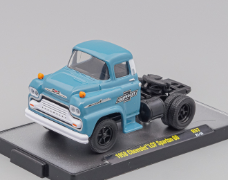 Chevrolet LCF Spartan 60 Truck Blue with White Stripe 1958