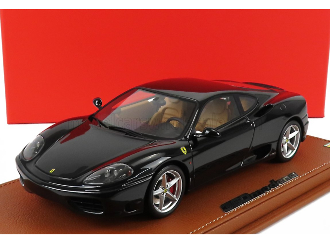 FERRARI 360 Modena (1999) - Manual Gear Box - Cambio Manuale - Con Vetrina - With Showcase, Gloss Black