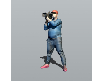 Фигурка Папараци 4, окрашенная