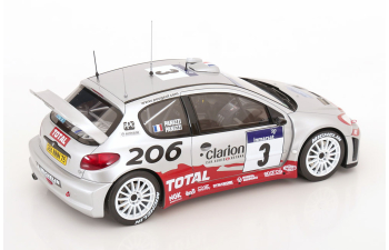 PEUGEOT 206 WRC No 3 Tour de Corse, Panizzi/Panizzi (2002)