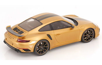 PORSCHE 911 (991/2) Turbo S Exclusive (2017), golden carbon-grey