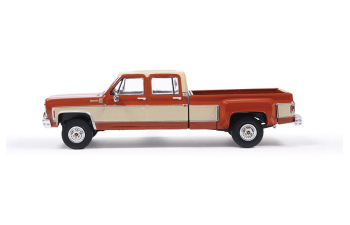 CHEVROLET K-30 CREW Cab Dually Pick-Up (1975), Grecian Bronze and Santa Fe Tan Deluxe Two-Tone 