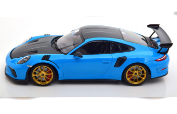 PORSCHE 911 (991 II) GT3 RS Weissach Package (2019), blue/carbon-grau