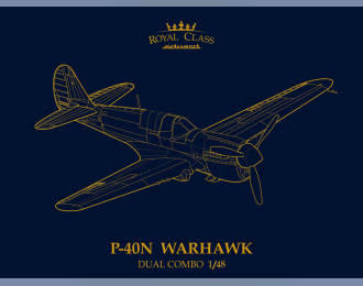 Сборная модель Двойной комбо-набор P-40N Warhawk Royal Cass