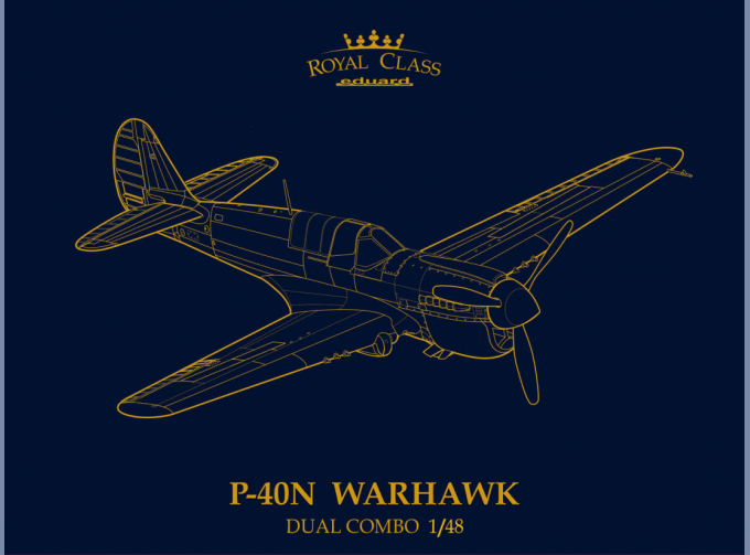 Сборная модель Двойной комбо-набор P-40N Warhawk Royal Cass
