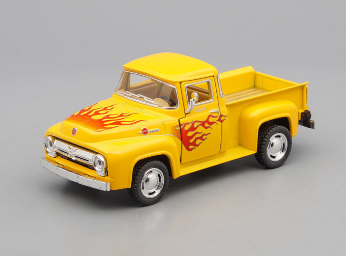FORD F-100 Pickup Fire (1956), yellow