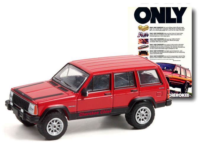 JEEP Cherokee Chief 4x4 1984 Red