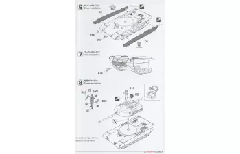 Сборная модель M1 Abrams & Leopard 2 'NATO Main Battle Tank Combo'