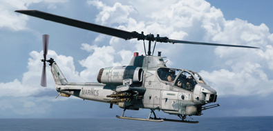 Сборная модель USMC AH-1W Super Cobra Attack Helicopter