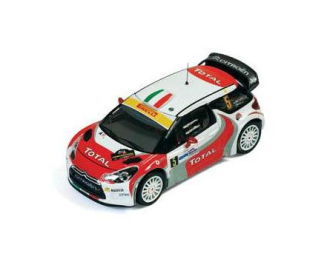 CITROEN DS3 WRC 5 R.Capello-L.Pirollo 3rd Monza Rally 2011 с люстрой, red