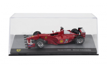 FERRARI F1 F2000 №3 World Champion Season (2000) Michael Schumacher - Con Vetrina - With Showcase, Red White