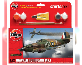 Сборная модель Hawker Hurricane MkI Starter Set (подарочный набор)