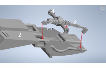 Сборная модель МОСКВИЧ СА-1958гг