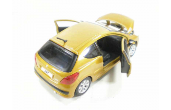 PEUGEOT 207, Star Collection 1:24, рыжий