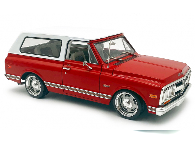GMC Jimmy Slammed Custom (1970), красный с белым
