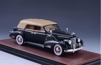 CADILLAC V16 Series 90 Fleetwood Sedan Convertible (закрытый) 1938 Black