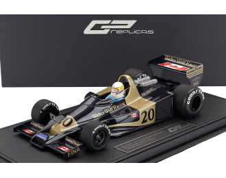 WOLF F1 Wr1 №20 Winner Argentine Gp Jody Scheckter (with pilot figure) (1977), Blue Gold