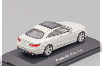 MERCEDES-BENZ S-Class C217 Coupe (2014), white diamond bright