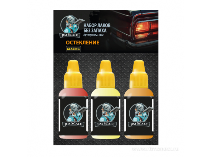 Набор акриловых лаков Jim Scale «Остекление»