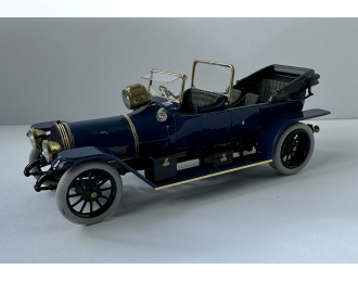 Delaunay-Belleville 40\45 CV Kellner фаэтон 1912 год. (тент сложен), темно-синий