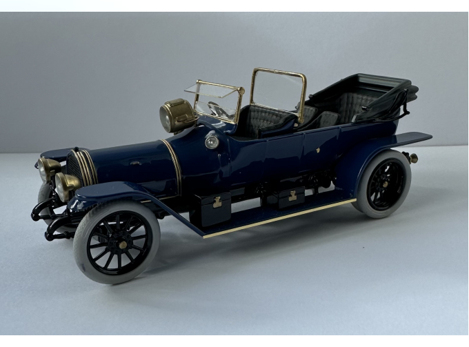 Delaunay-Belleville 40\45 CV Kellner фаэтон 1912 год. (тент сложен), темно-синий