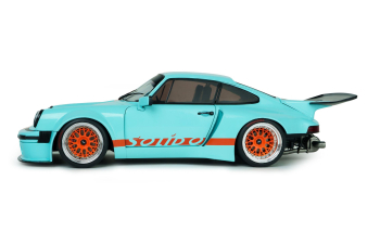 PORSCHE 911 KS-R by Khyzyl Saleem (2026), Gulf livery (light blue) / orange)