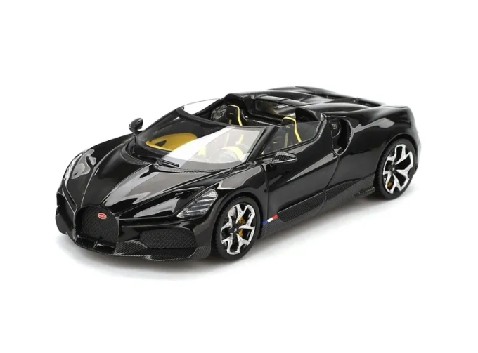 BUGATTI W16 Mistral Convertible (2024), черный
