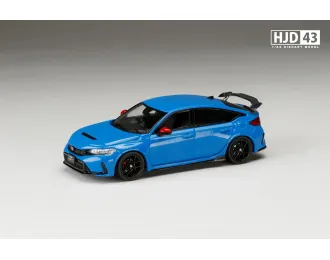 HONDA Civic Type R (FL5) Racing Black Package with Genuine Optional Parts, racing blue pearl