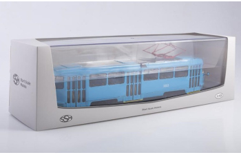 Трамвай TATRA-T3SU, синий