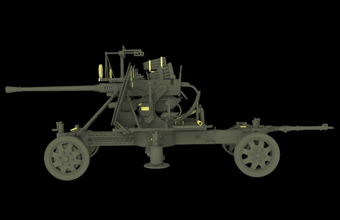 Сборная модель Зенитное орудие OQF 40mm Bofors Anti-aircraft Gun Mk.I/III (British Version)