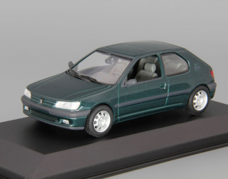 PEUGEOT 306 2-Door Saloon (1995), green metallic