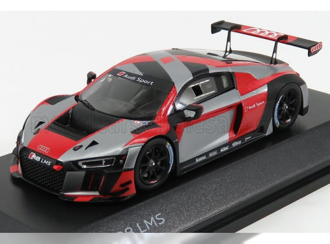 AUDI R8 Lms Team Audi Sport N0 Press Season (2017), Red Silver Black