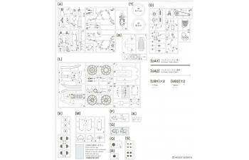 Сборная модель KAWASAKI Kh400-a6 Motorcycle 1979