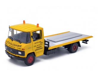 MERCEDES-BENZ L608D Эвакуатор, желтый