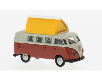 VOLKSWAGEN T1b Camper (1960), grey/red