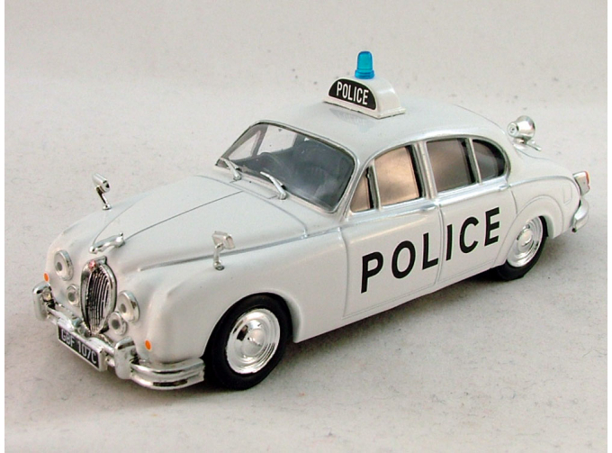 (Уценка!) JAGUAR Mk II (1959) Полиция Великобритании, Полицейские Машины Мира 3, белый
