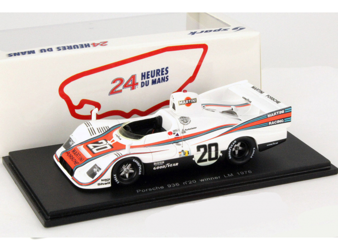 PORSCHE 936 #20 Winner LM J. Ickx - G. van Lennep (1976), white