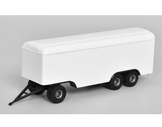 3-осный прицеп-фургон, белый