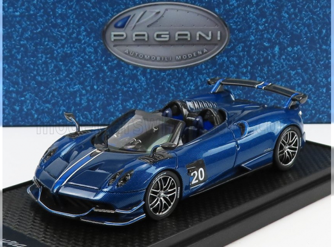 PAGANI Huayra Bc N20 Roadster (2017), Blue Carbon