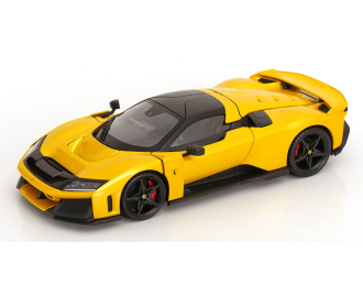 FERRARI F80 (2024) - Black Wheels, Giallo Tristrato - Yellow Met