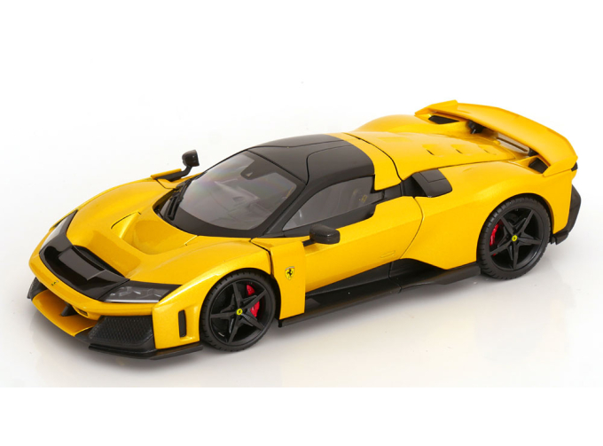 FERRARI F80 (2024) - Black Wheels, Giallo Tristrato - Yellow Met