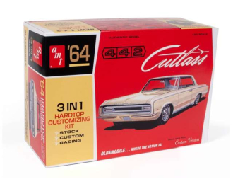 Сборная модель Olds Cutlass 442 Hardtop, plastic modelkit 1964