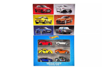 Набор 6шт: MERCEDES-BENZ A-Class, ASTON MARTIN DB10, PORSCHE 934, Jaguar F-Type (2020), AUDI R8 Spyder (2019), BMW 2002