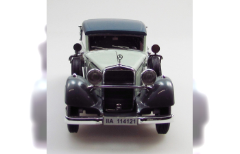 MERCEDES-BENZ 290 W18 lang cabriolet B top up (1933), grey/black